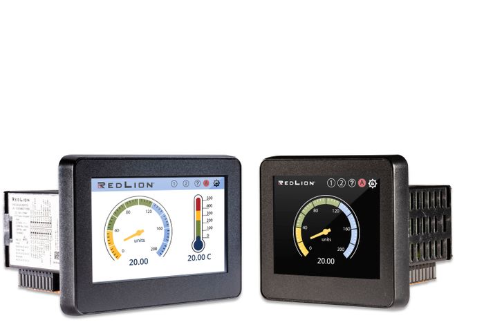 The new PM-50 graphic digital displays from Red Lion present a new generation of panel meters.